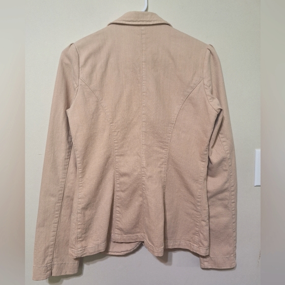 BYBLOS BLU pink denim blazer jacket size 12 - Picture 8 of 9